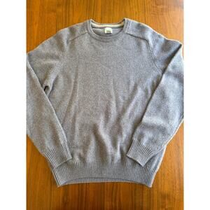 Giasone Merino Wool & Cashmere Crewneck Italian Sweater - Size XL